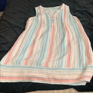 Striped Sleeveless Dress